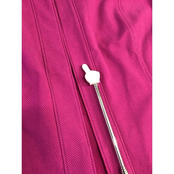 Chico’s Alicia Textured Women's Hook Closure Jacket Size 3 XL Ultra Violet BNWT - Picture 5 of 6